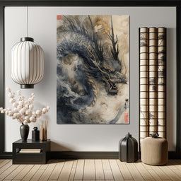 Mystic Dragon Tempest - NicheCanvas