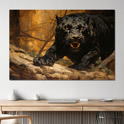 Forest Panther - NicheCanvas