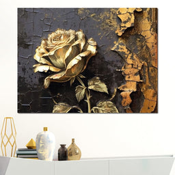 Golden Rose - NicheCanvas
