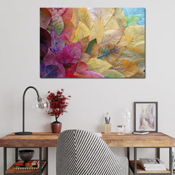 Fallen Autumn Leaves - NicheCanvas