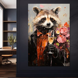 Raccoon's Toast - NicheCanvas