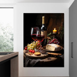 Wine Cheese Banquet - NicheCanvas