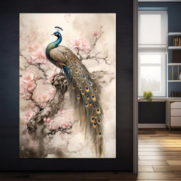 Longtailed Peacock - NicheCanvas