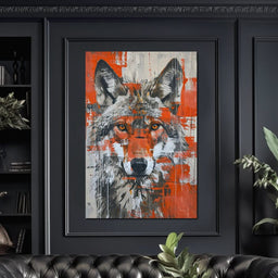 Urban Grey Wolf - NicheCanvas