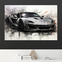 Car Collection 28 - Rider Art - NicheCanvas