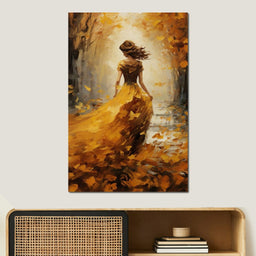 Amber Forest Promenade - NicheCanvas