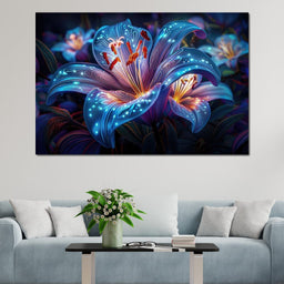 The Radiant Lilyx - Tooples Art - NicheCanvas