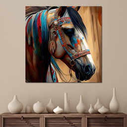 Cherokee Horse 1 - Alicia Smith - NicheCanvas