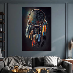 Dreamcatcher & Feathers - Alicia Smith - NicheCanvas
