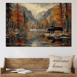 Autumn Serenade Reflections - NicheCanvas