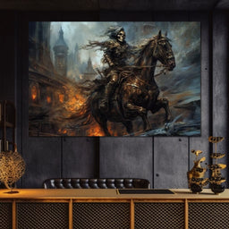 Skeleton Knight - Raven Blackwood - NicheCanvas