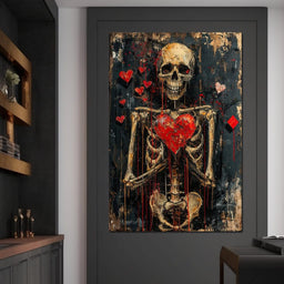 Romantic Skeleton 5 - NicheCanvas