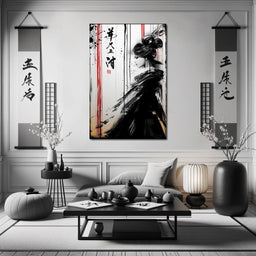 Ink Veiled Geisha Mystery - NicheCanvas