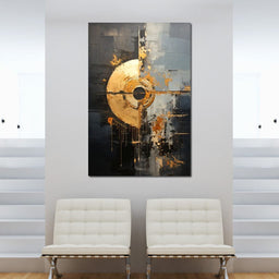 Eclipse in Golden Splendor - Tanni Cylon - NicheCanvas