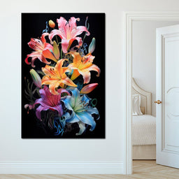 Dazzling Colors in Bloom - NicheCanvas