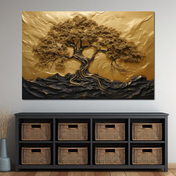 Golden Tree of Life - NicheCanvas