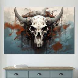 Eternal Symmetry of the Buffalo - Raven Blackwood - NicheCanvas