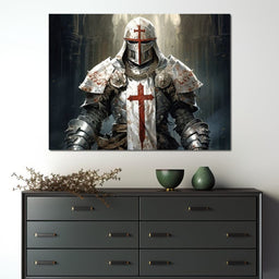 Knight of Sacred Hammer - Raven Blackwood - NicheCanvas