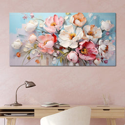 Blossoms of Serenity Breeze - NicheCanvas