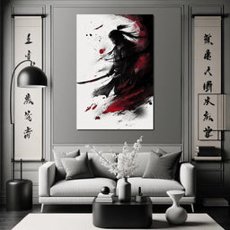 Samurai Chaos - NicheCanvas