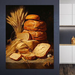 Feast of Wood and Bread - NicheCanvas
