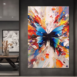 Chromatic Butterfly Euphoria - NicheCanvas