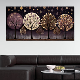 Violet Forest Seasons - NicheCanvas