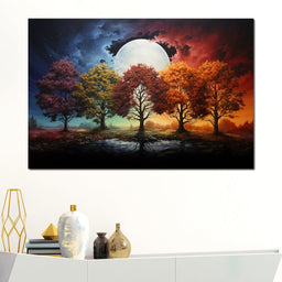 Four Seasons Forest - NicheCanvas