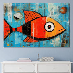 Red Fish - NicheCanvas