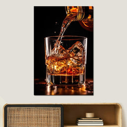 Whiskey's Ethereal Canvas - NicheCanvas
