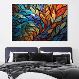 Mosaic Serenity Shadows - NicheCanvas