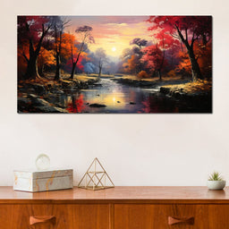 River in the Woods - NicheCanvas