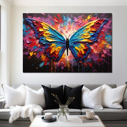 Vibrant Metamorphosis Burst - NicheCanvas