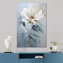 Azure Serenity Blossom - NicheCanvas