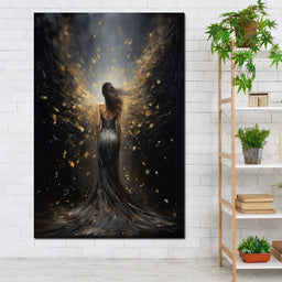 Ethereal Dream of a Starlit Muse - NicheCanvas