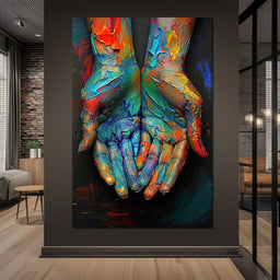 Embrace of Chromatic Hues - NicheCanvas