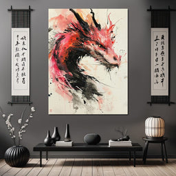 Vibrant Mythical Serenade - NicheCanvas