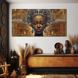 African Portrait Jama - Sakeem Gibbs - NicheCanvas