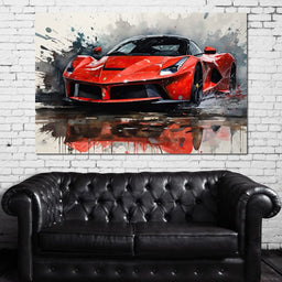 Car Collection 21 - Rider Art - NicheCanvas