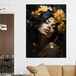 Regal Floral Headpiece - NicheCanvas