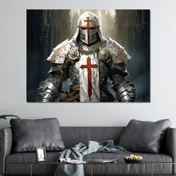 Knight of Sacred Hammer - Raven Blackwood - NicheCanvas