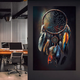 Dreamcatcher & Feathers - Alicia Smith - NicheCanvas