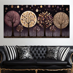 Violet Forest Four Seasons - NicheCanvas