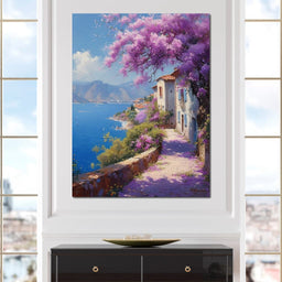 Coastal Bloom Promenade - NicheCanvas