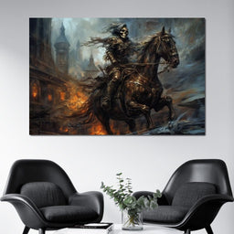 Skeleton Knight - Raven Blackwood - NicheCanvas