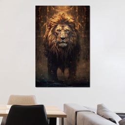 Lion of the Lord's Throne - NicheCanvas