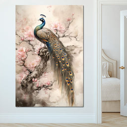 Longtailed Peacock - NicheCanvas