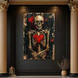 Romantic Skeleton 3 - NicheCanvas