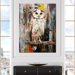 Owls Mystic Gaze - NicheCanvas