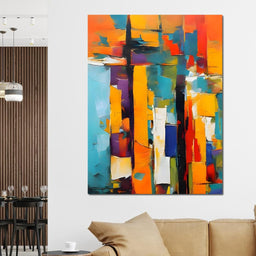 Colorful Modern Art 008 - Johanjjf - NicheCanvas